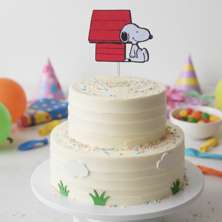 Peanuts (Snoopy) Inspired Character Cake Topper