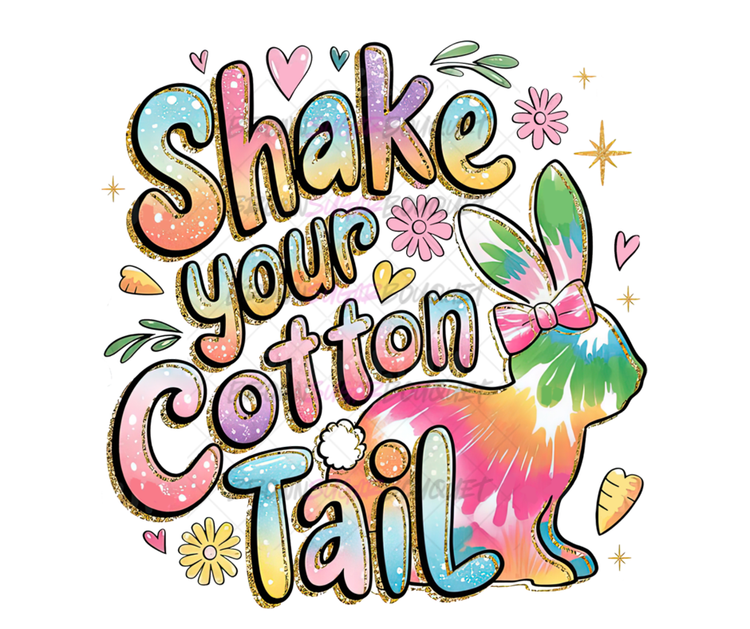 Shake Your Cotton Tail Ready-To-Print DTF