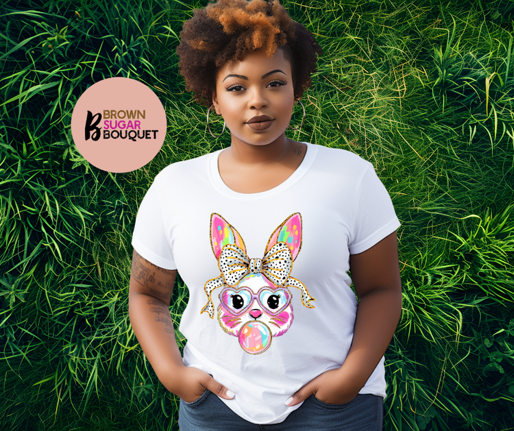 Bubble Gum Bunny Easter Design 1 DTF