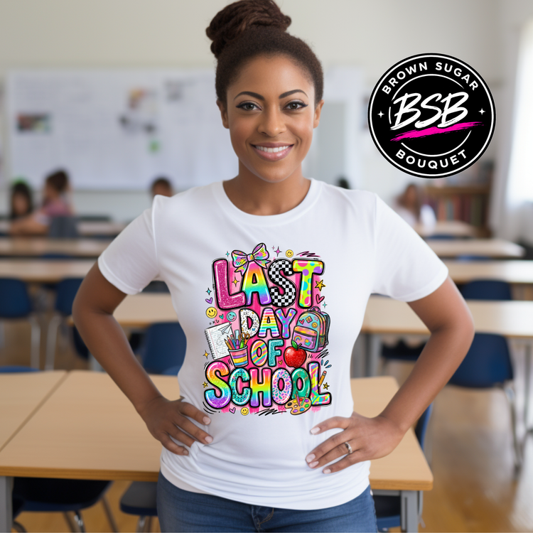 Colorful Last Day of School T-Shirt
