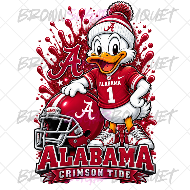 Alabama Football Duck DTF