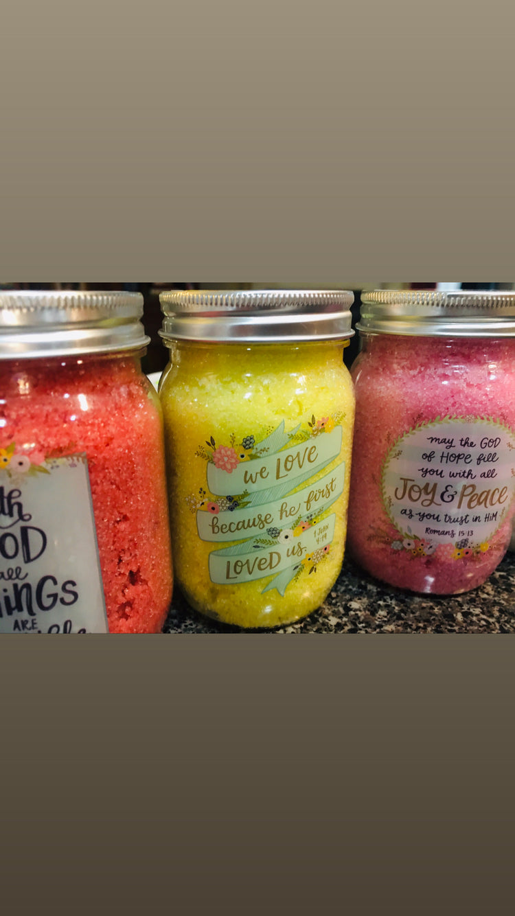 8 oz Silk Body (Sugar) Scrub in Stand Up Pouch or Jar