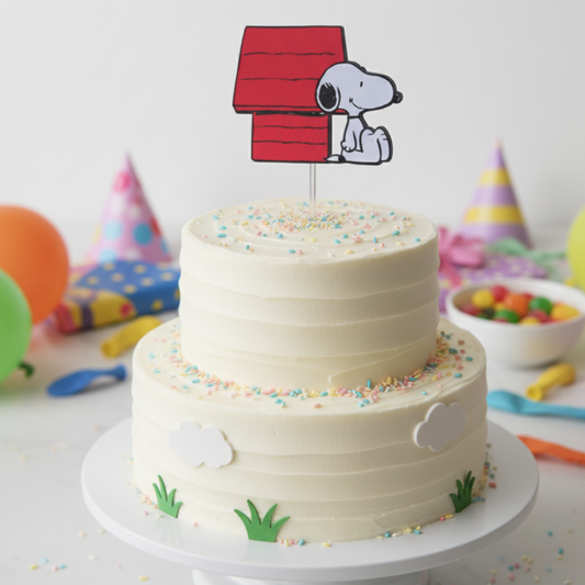 Peanuts (Snoopy) Inspired Character Cake Topper