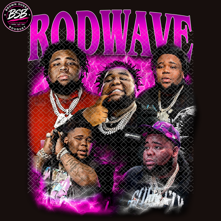 Rod Wave Concert Magenta DTF