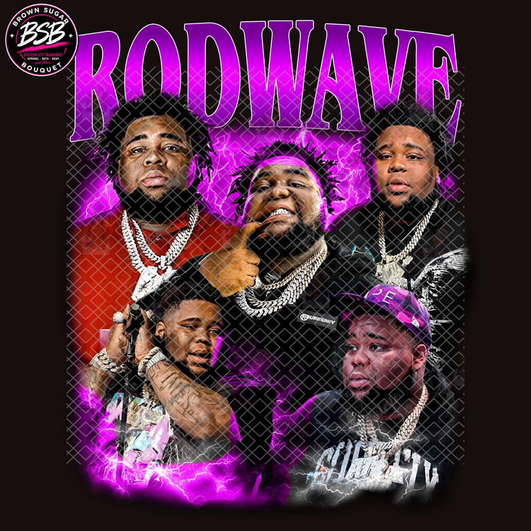 Rod Wave Concert Violet Tone DTF