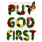 Put God First Inspirational Unisex T-Shirt