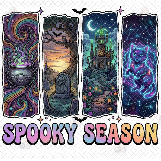 Neon Spooky Season DTF