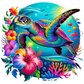 Sea Turtle Earth Day DTF