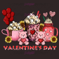 💗Coffee and Marshmallow Teddy Bear Valentine Valentine's DTF Design 💗