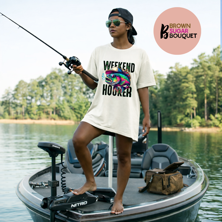 Weekend Hooker Fishing Ready-To-Press DTF