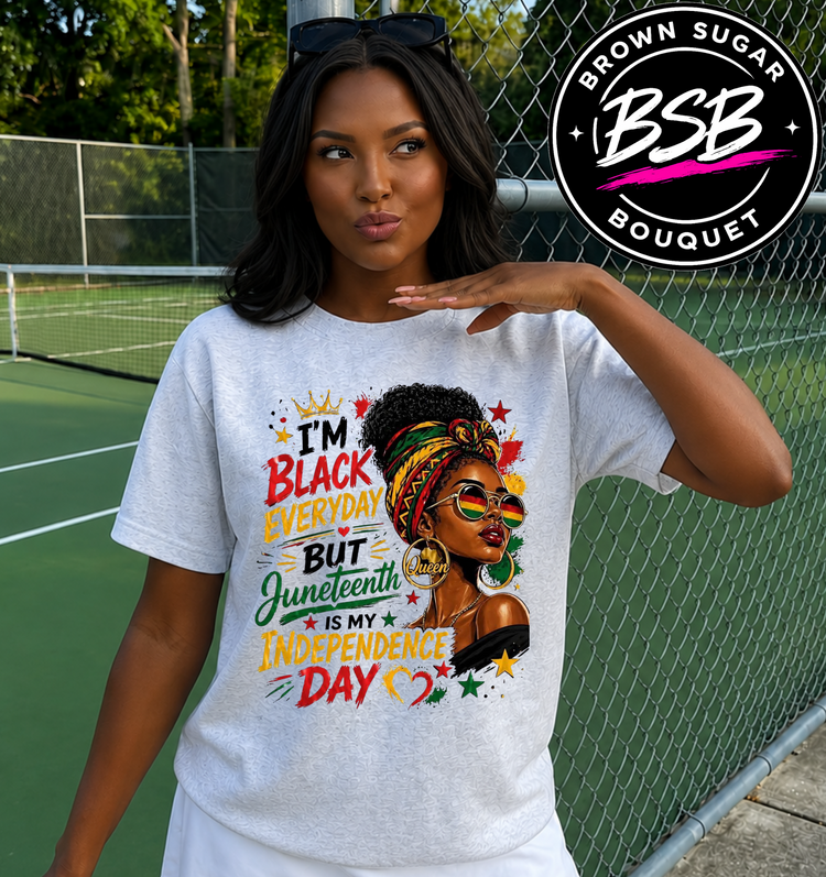 I'm Black Everyday Juneteenth DTF