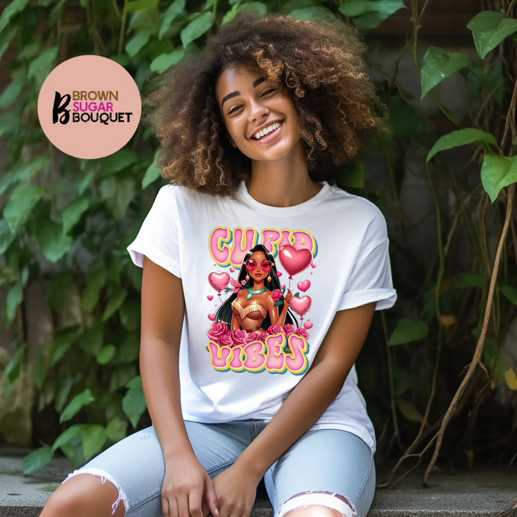 💗 Indigenous Beauty Cupid Vibes Valentine's DTF Design 💗