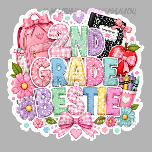 2nd Grade Bestie Back-To-School - DTF