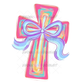 Cross and Bow Pastel Easter DTF