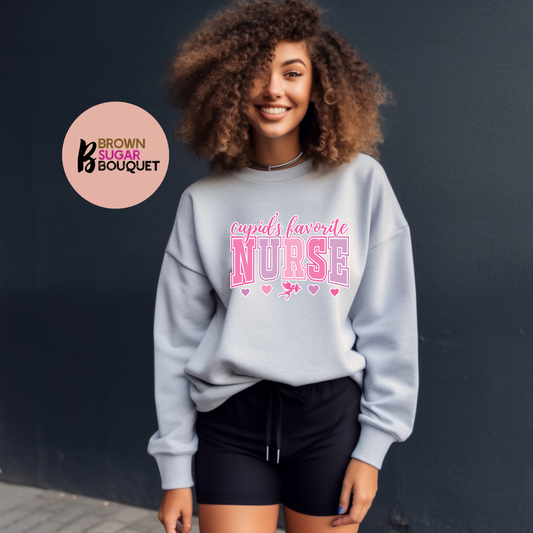 💗Cupid's Favorite Nurse  Valentine's DTF Design 💗