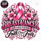 Breast Cancer Awareness Ribbon DTF