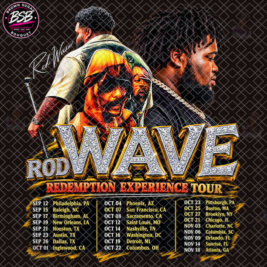 Rod Wave Concert Style 5 DTF