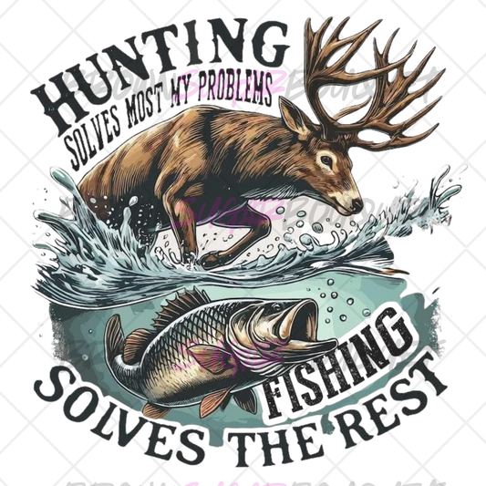 Hunting and Fishing Ready-To-Press DTF