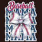 Baseball MAMA Bow DTF