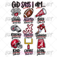God Says I Am - Alabama Football DTF