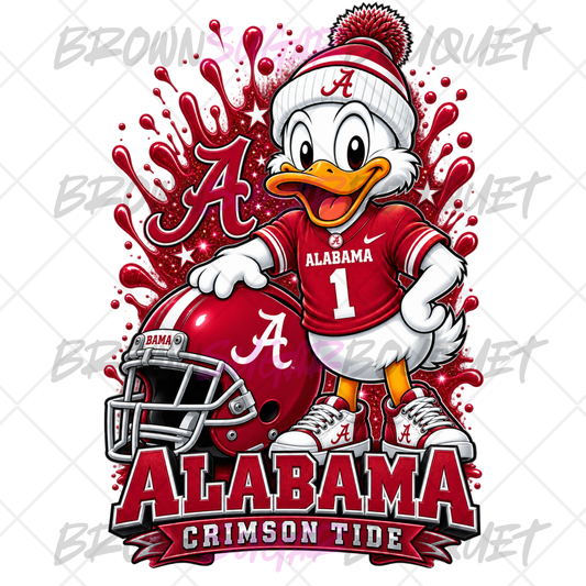 Alabama Football Duck DTF