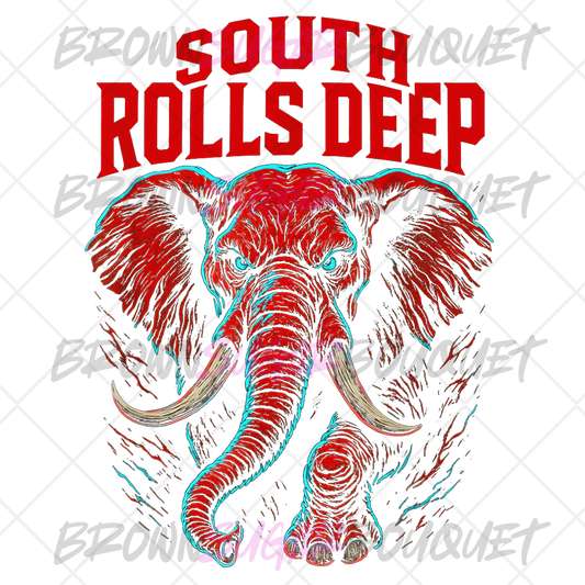 South Rolls Deep Half Tone DTF