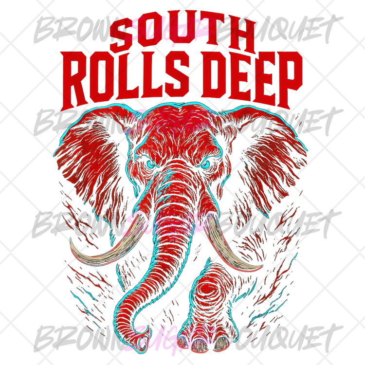 South Rolls Deep Half Tone DTF