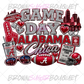 Game Day ALABAMA Chica DTF