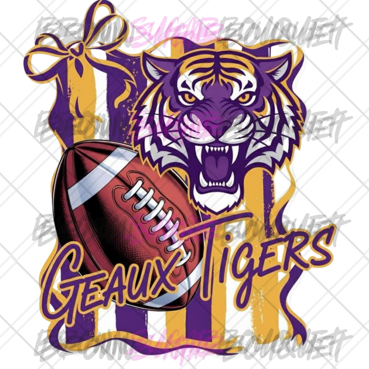 LSU Tigers Football Coquette DTF