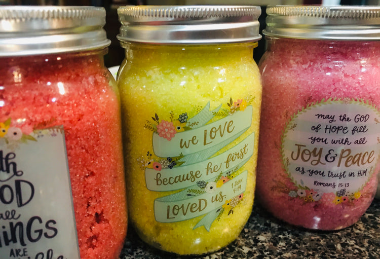 8 oz Silk Body (Sugar) Scrub in Stand Up Pouch or Jar